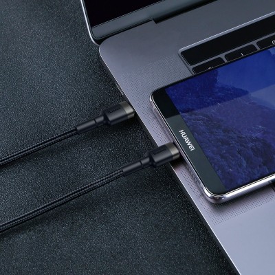 Baseus Cafule PD2.0 60W flash įkrovimo USB tipo-C laidas (20V