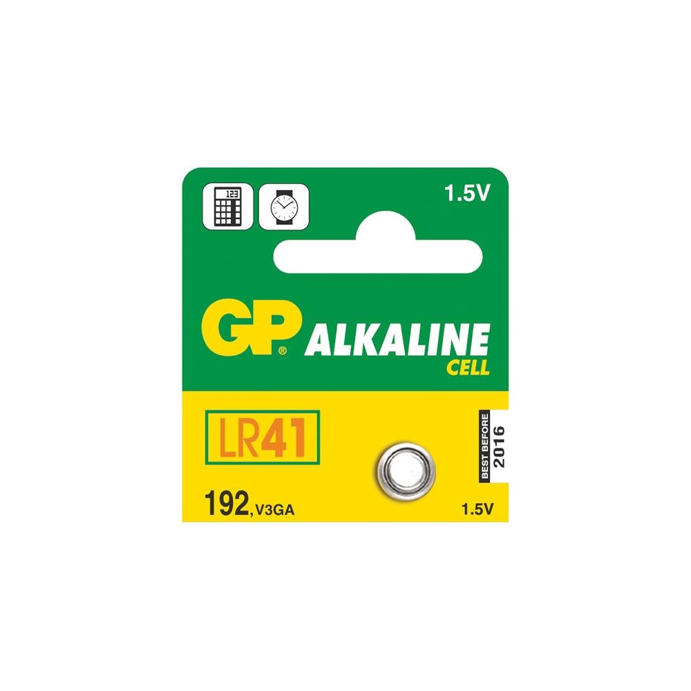Baterija LR41 (192) GP šarminė-Tabletės baterijos
