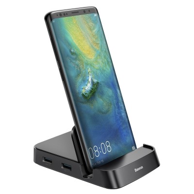 "Baseus Mate" USB s-C šakotuvas Stalinė doko stotelė, skirta