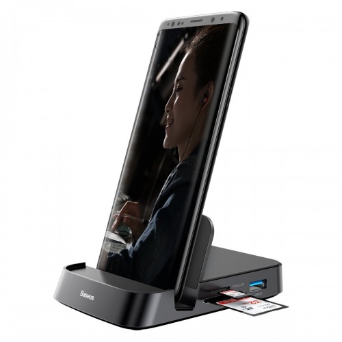 "Baseus Mate" USB s-C šakotuvas Stalinė doko stotelė, skirta