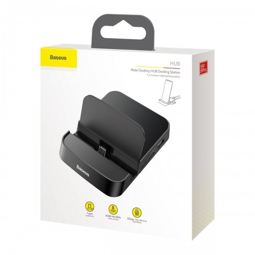 "Baseus Mate" USB s-C šakotuvas Stalinė doko stotelė, skirta