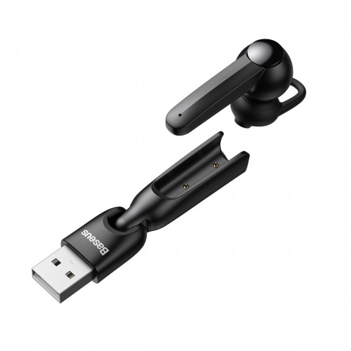 "Baseus A05" "Bluetooth" ausinės 5.0 USB - Juoda-Pagrindinis