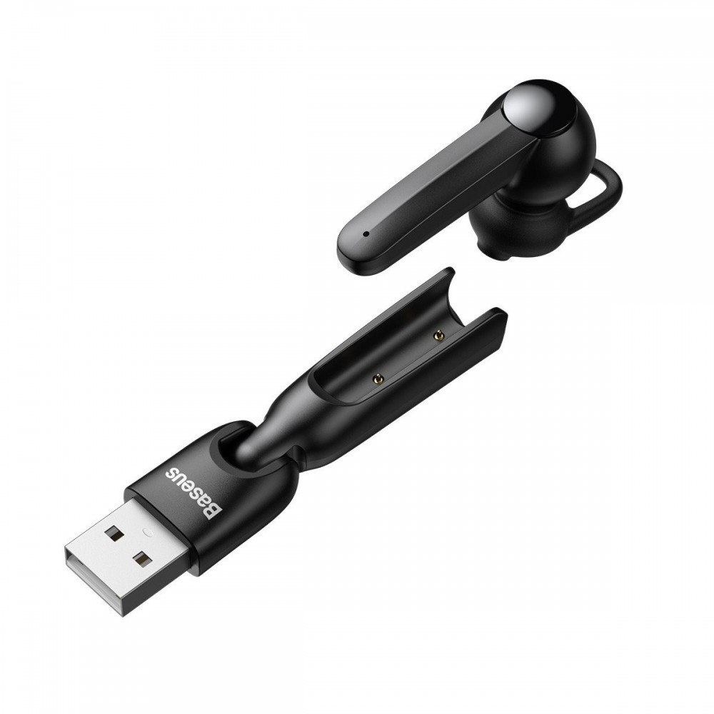 "Baseus A05" "Bluetooth" ausinės 5.0 USB - Juoda-Pagrindinis