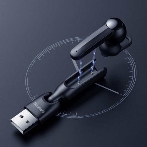 "Baseus A05" "Bluetooth" ausinės 5.0 USB - Juoda-Pagrindinis