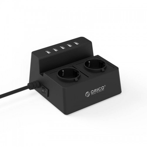 Orico ODC-2A5U-V1-EU-WH Maitinimo blokas / HUB'as 5x USB 2.4A