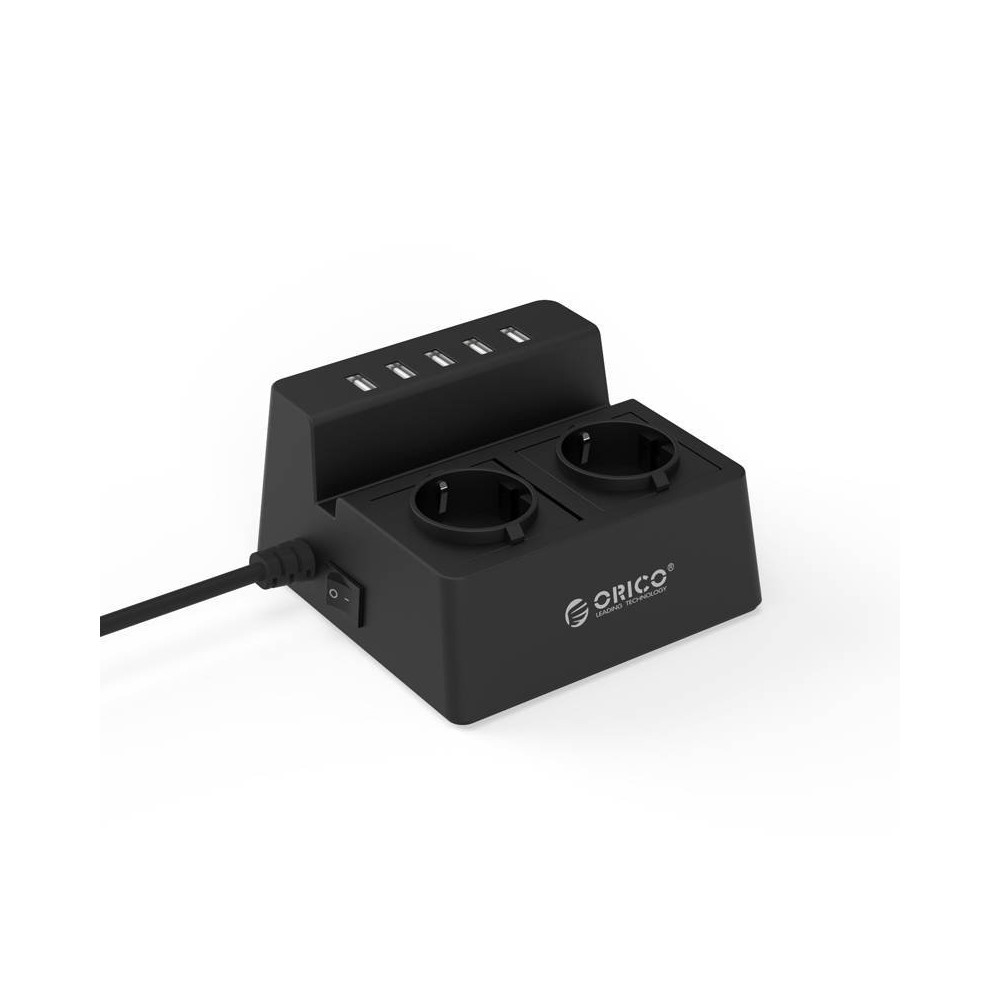 Orico ODC-2A5U-V1-EU-WH Maitinimo blokas / HUB'as 5x USB 2.4A