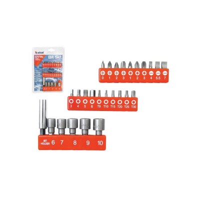 Atsuktuvų rinkinys EXTOL PREMIUM 8819620 26vnt-Galvučių rinkinys