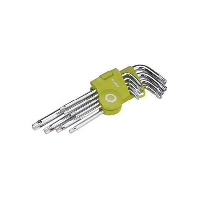 L rinkinys-raktai TORX EXTOL CRAFT 66011 9vnt-TORX atsuktuvai