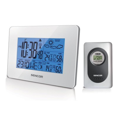 Meteorologijos stotis SENCOR SWS 51 Balta-Meteorologijos stotys