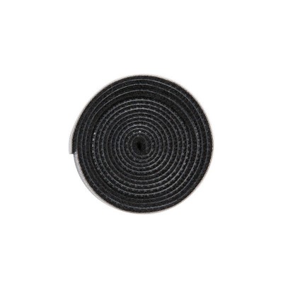 "Baseus" spalvingi apskritimo "Velcro" dirželiai 1 m juodos