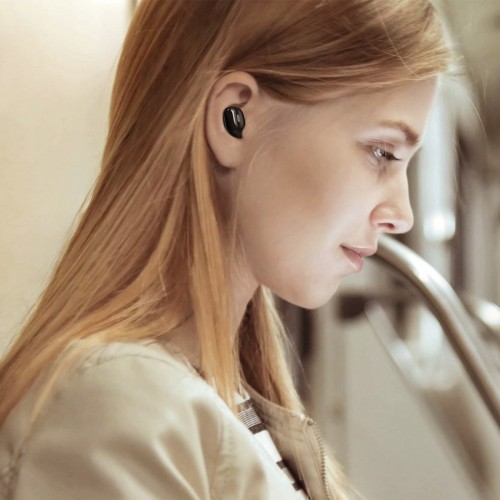Belaidės ausinės "Baseus Encok WM01", "Bluetooth 5.0" (juodos