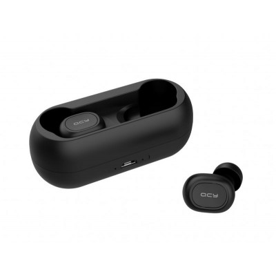 QCY T1C TWS Belaidės "Bluetooth V5.0" ausinės (juodos