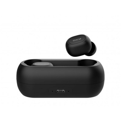 QCY T1C TWS Belaidės "Bluetooth V5.0" ausinės (juodos