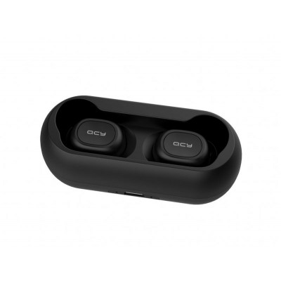 QCY T1C TWS Belaidės "Bluetooth V5.0" ausinės (juodos