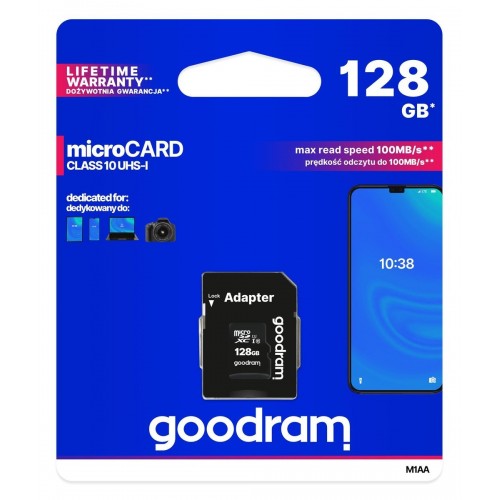 Atminties kortelė "Goodram microSD" 128 GB