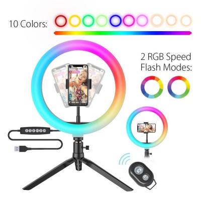 Blitzwolf BW-SL5 stalinis LED RGB blykstės telefono