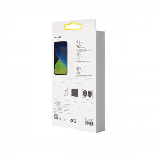 Grūdintas stiklas 0,3 mm Baseus, skirtas "iPhone 12" / "12 Pro
