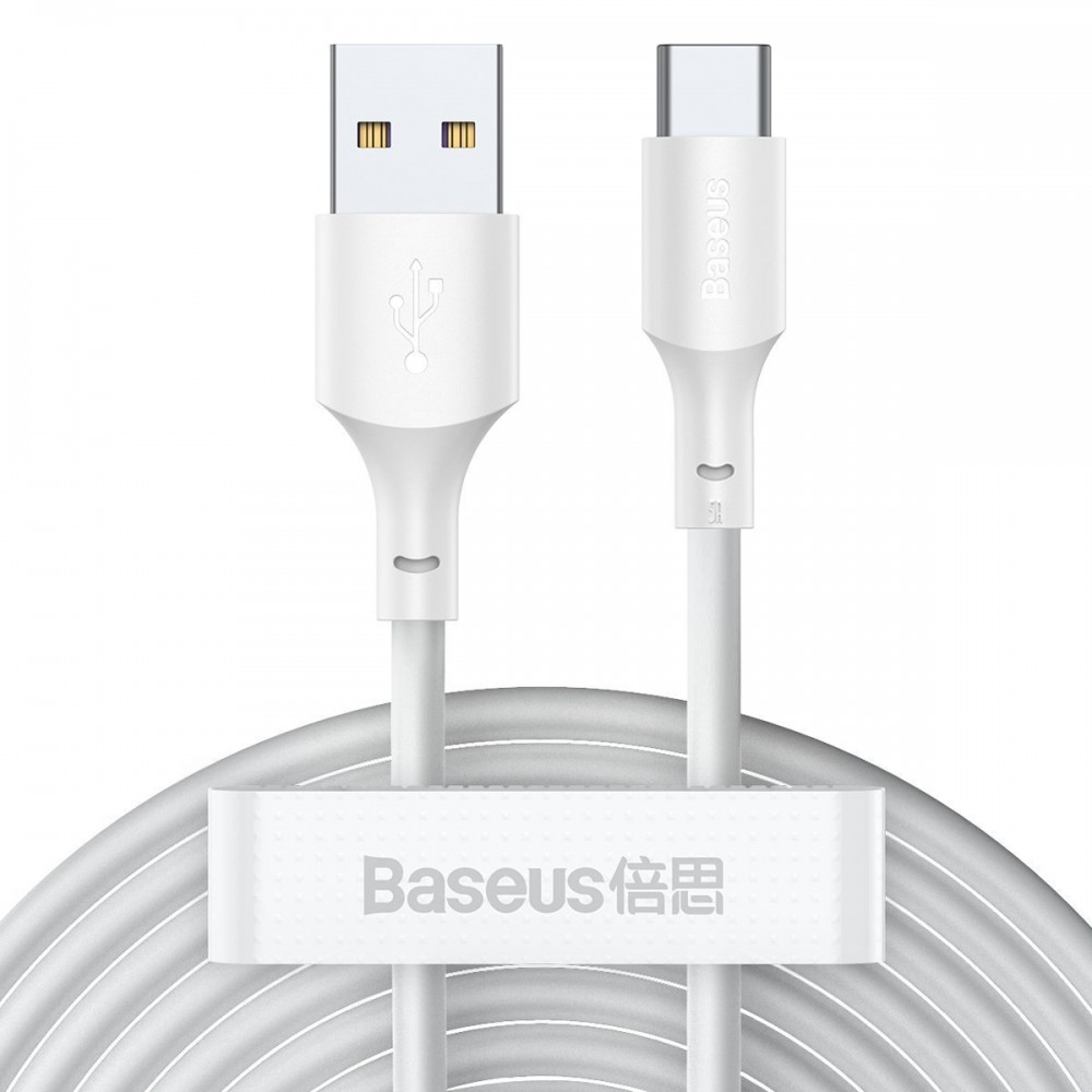 "Baseus Simple Wisdom" duomenų kabelio rinkinys iš USB į tipą-C