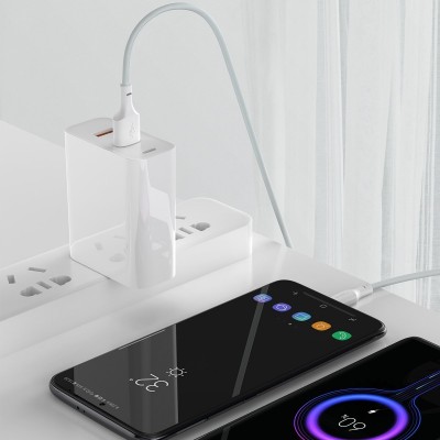 "Baseus Simple Wisdom" duomenų kabelio rinkinys iš USB į tipą-C