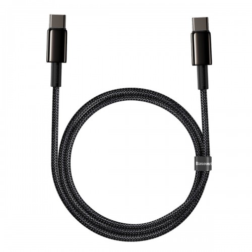 "Baseus Tungsten Gold" kabelio s-C tipo su C tipo-C 100W 1m
