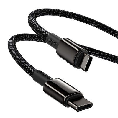 "Baseus Tungsten Gold" kabelio s-C tipo su C tipo-C 100W 1m