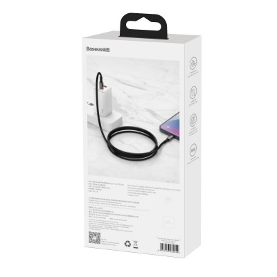"Baseus Tungsten Gold" kabelio s-C tipo su C tipo-C 100W 2 m