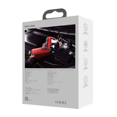 "Baseus Super Energy" automobilinis starteris 12000mAh, 1000A