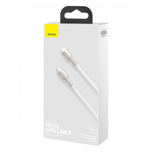 USB-C laidas "Lightning Baseus Cafule", PD, 20 W, 1 m
