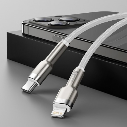 USB-C laidas "Lightning Baseus Cafule", PD, 20 W, 1 m