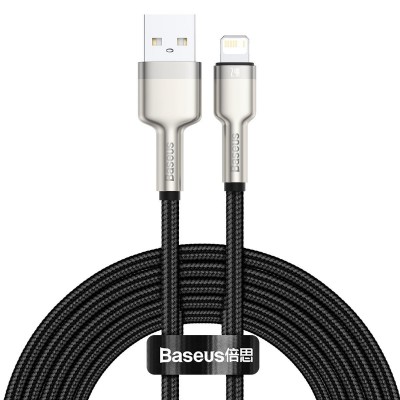 USB laidas "Lightning Baseus Cafule", 2,4 A, 2 m