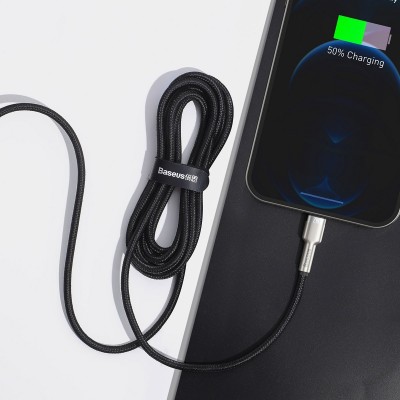 USB laidas "Lightning Baseus Cafule", 2,4 A, 2 m