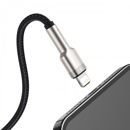 USB laidas "Lightning Baseus Cafule", 2,4 A, 2 m