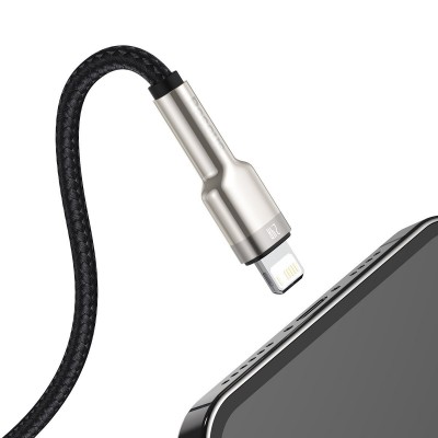 USB laidas "Lightning Baseus Cafule", 2,4 A, 2 m