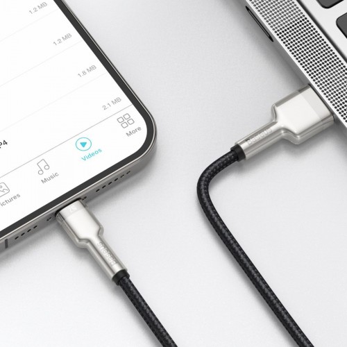 USB laidas "Lightning Baseus Cafule", 2,4 A, 2 m