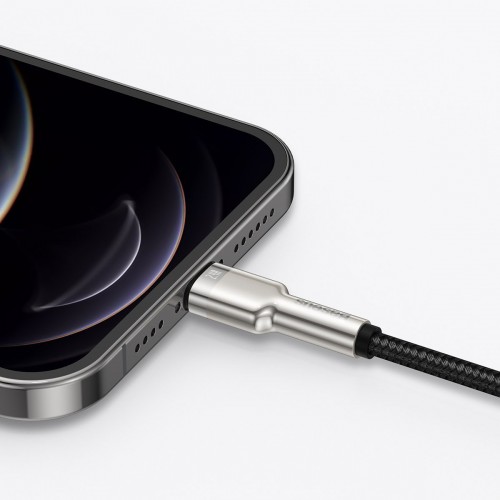 USB laidas "Lightning Baseus Cafule", 2,4 A, 2 m