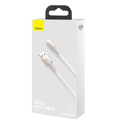 USB laidas "Lightning Baseus Cafule", 2,4 A, 2 m