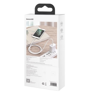 USB laidas "Lightning Baseus Cafule", 2,4 A, 2 m