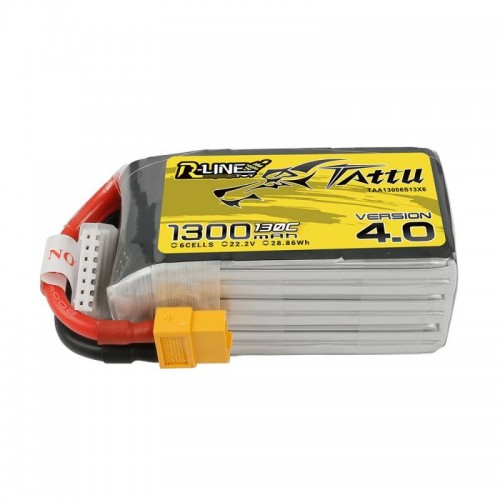 Tattu R-"Line 4.0" 1300mAh 22,2 V 130C 6S1P XT60