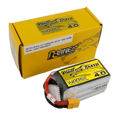 Tattu R-"Line 4.0" 1400mAh 22,2 V 130C 6S1P XT60