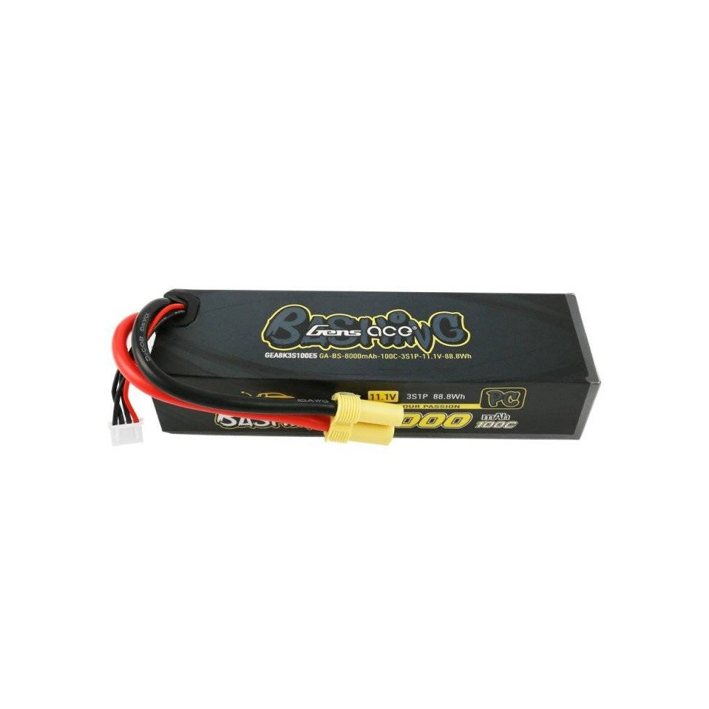 Gens Ace Bashing 8000mAh 11.1V 100C 3S1P LiPo EC5