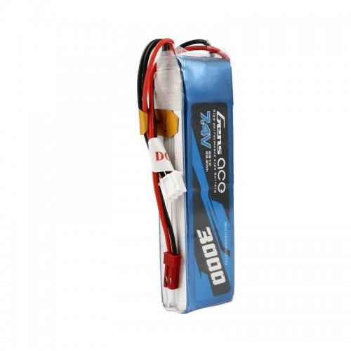 Gens Ace 3000mAh 7.4V 1C 2S1P LiPo akumuliatorius-LiFePO4