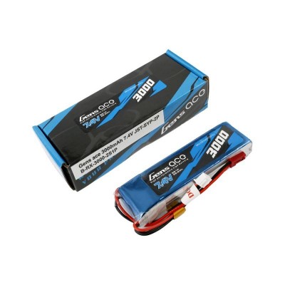 Gens Ace 3000mAh 7.4V 1C 2S1P LiPo akumuliatorius-LiFePO4