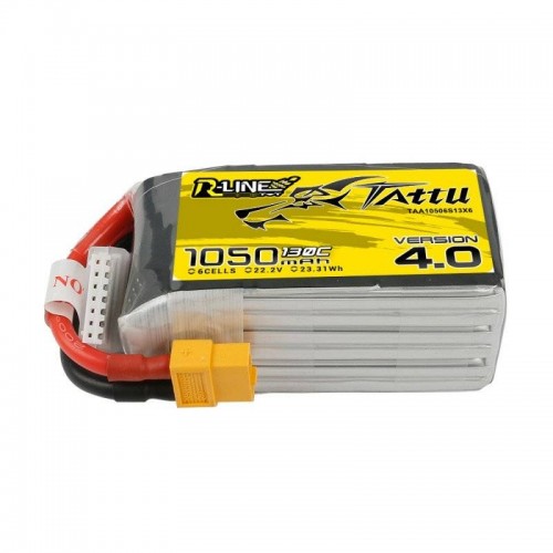 Tattu R-"Line 4.0" 1050mAh 22.2V 130C 6S1P XT60