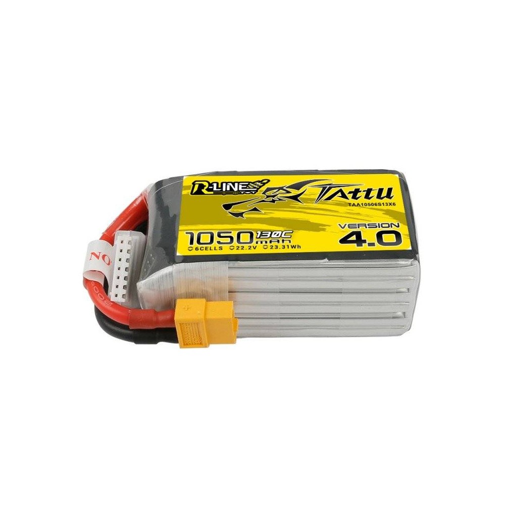 Tattu R-"Line 4.0" 1050mAh 22.2V 130C 6S1P XT60