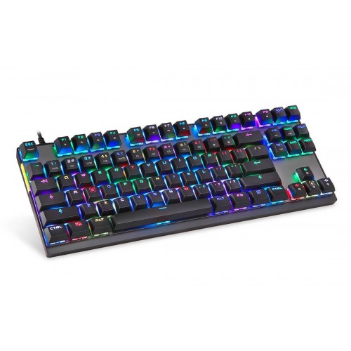Mechaninė žaidimų klaviatūra Motospeed K82 RGB (juoda)-Laidinė
