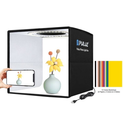 Puluz Fotostudija LED 25cm PU5025B-Pagrindinis