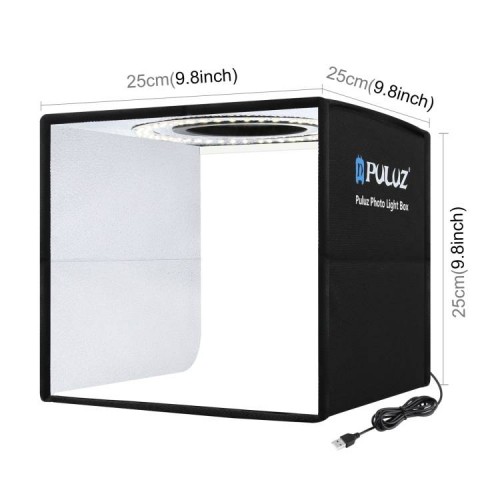 Puluz Fotostudija LED 25cm PU5025B-Pagrindinis