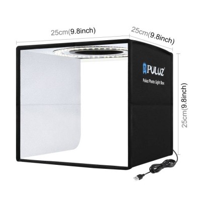 Puluz Fotostudija LED 25cm PU5025B-Pagrindinis