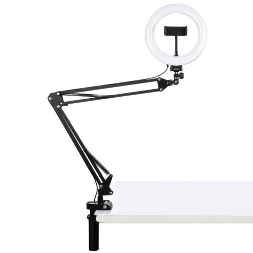 Puluz Stalinis rankos stovas su 20 cm LED vaizdo įrašymo žiedu