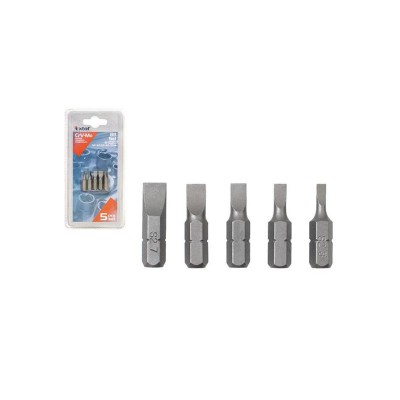Plokščių antgalių rinkinys EXTOL PREMIUM 8819605 5vnt-Galvučių